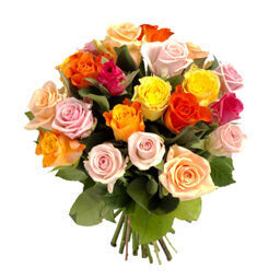 Colourful Rose-Bouquet