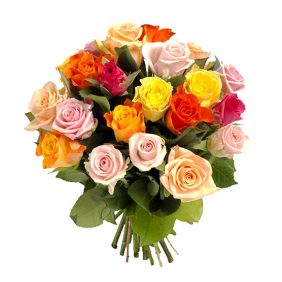 Colourful Rose-Bouquet